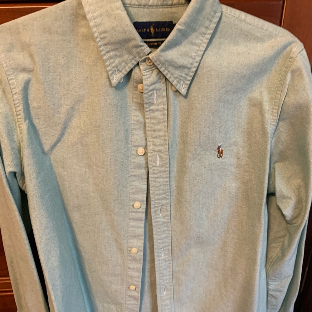 Green Polo worn one time